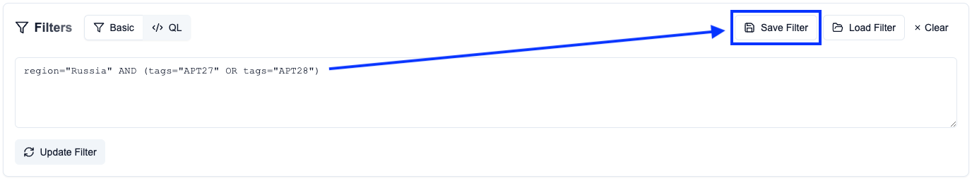 Complex Query View